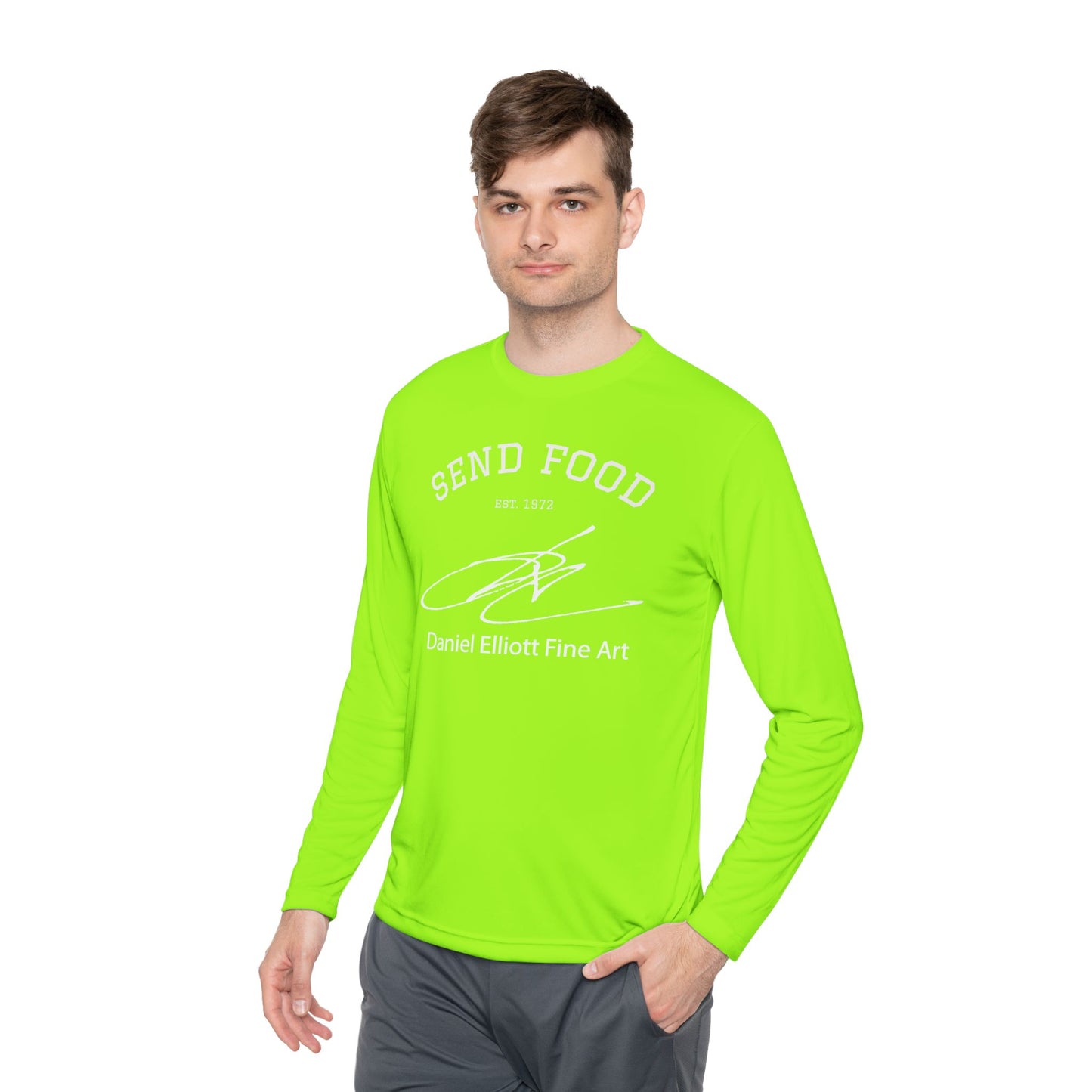 Send Food Long Sleeve Tee — Daniel Elliott Fine Art Signature Shirt