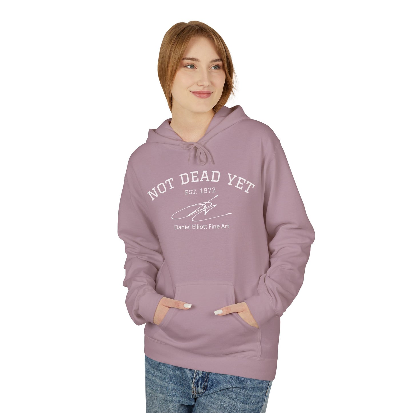 Not dead yet Classic Hoodie — Unisex Midweight Fleece Pullover