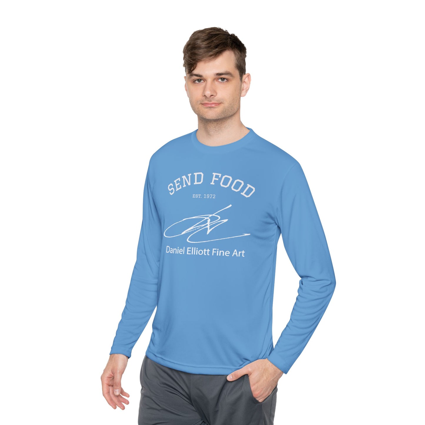 Send Food Long Sleeve Tee — Daniel Elliott Fine Art Signature Shirt