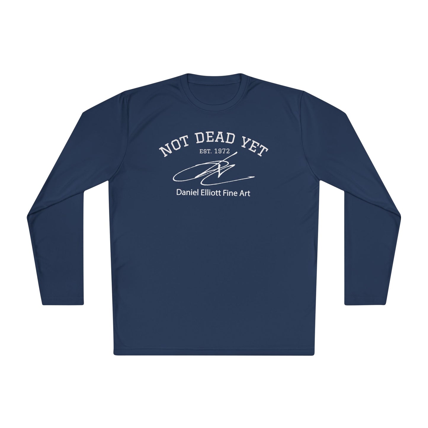 Not Dead Yet Long Sleeve Tee — Vintage Surf Skull Graphic