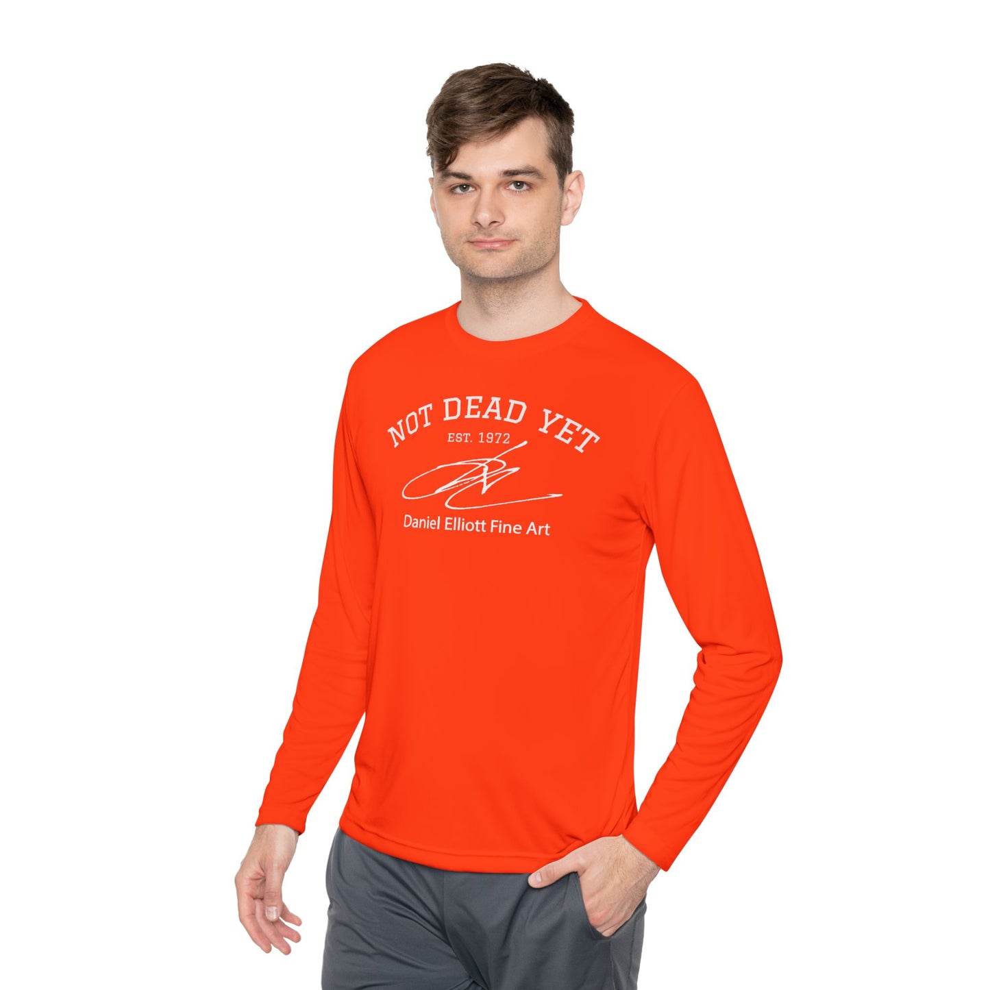 Not Dead Yet Long Sleeve Tee — Vintage Surf Skull Graphic