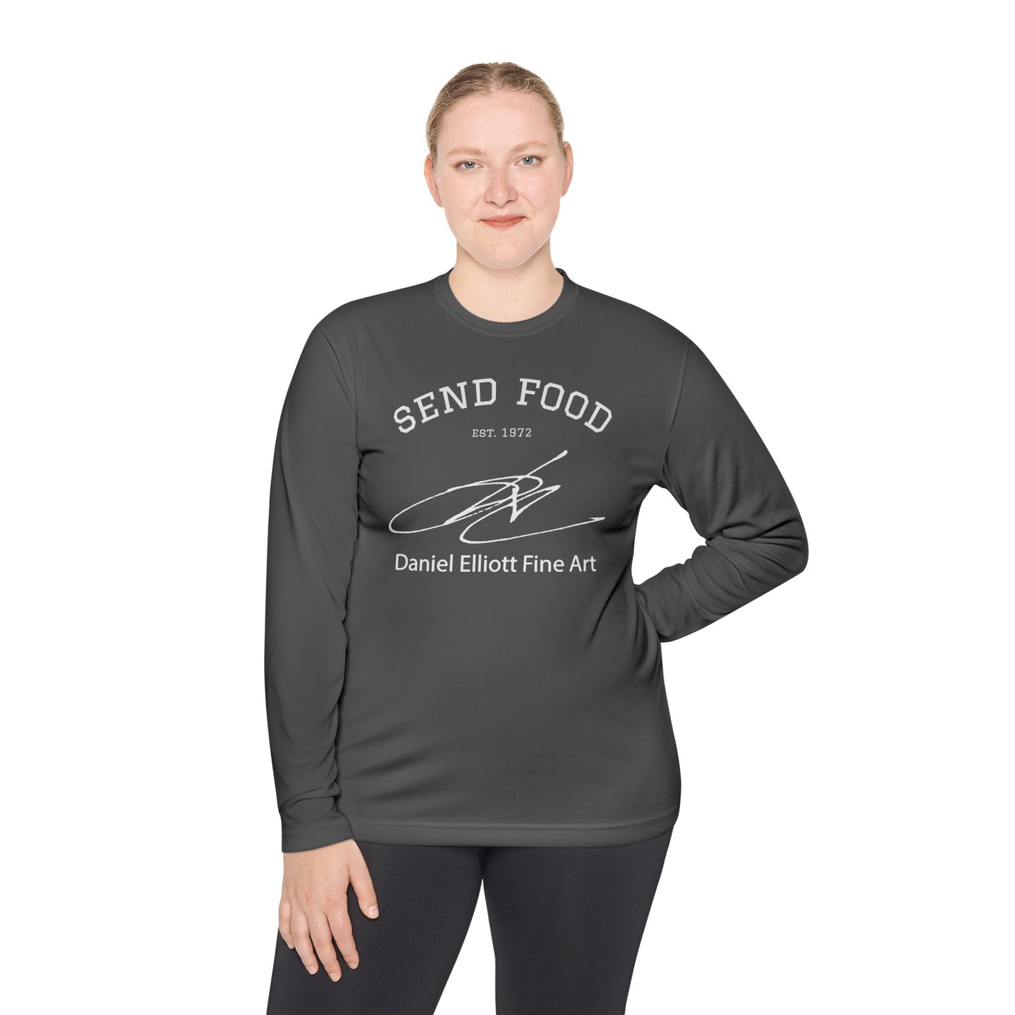Send Food Long Sleeve Tee — Daniel Elliott Fine Art Signature Shirt