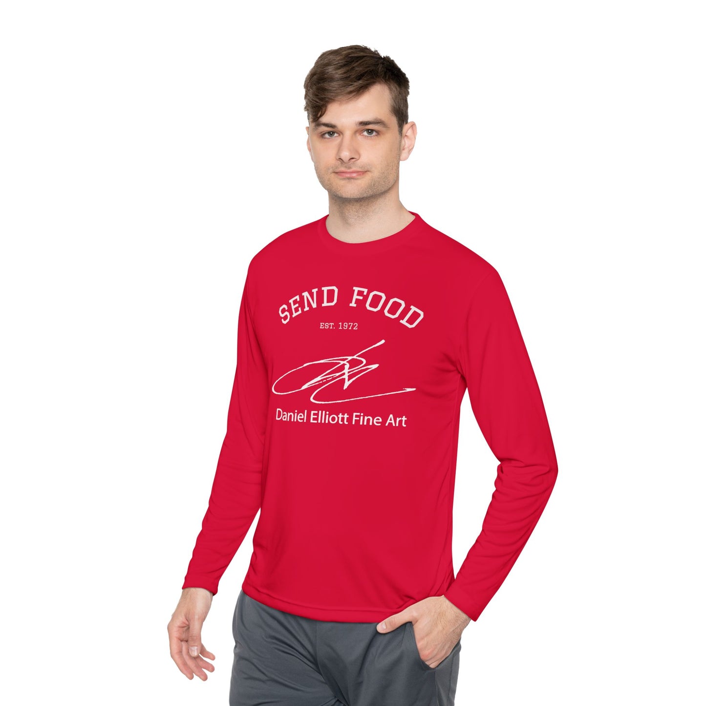 Send Food Long Sleeve Tee — Daniel Elliott Fine Art Signature Shirt