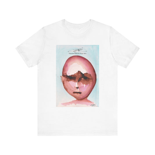 Artistic Portrait Graphic Tee, Unisex Art T-Shirt, Trendy Casual Wear, Gift for Art Lovers, Unique Statement Shirt