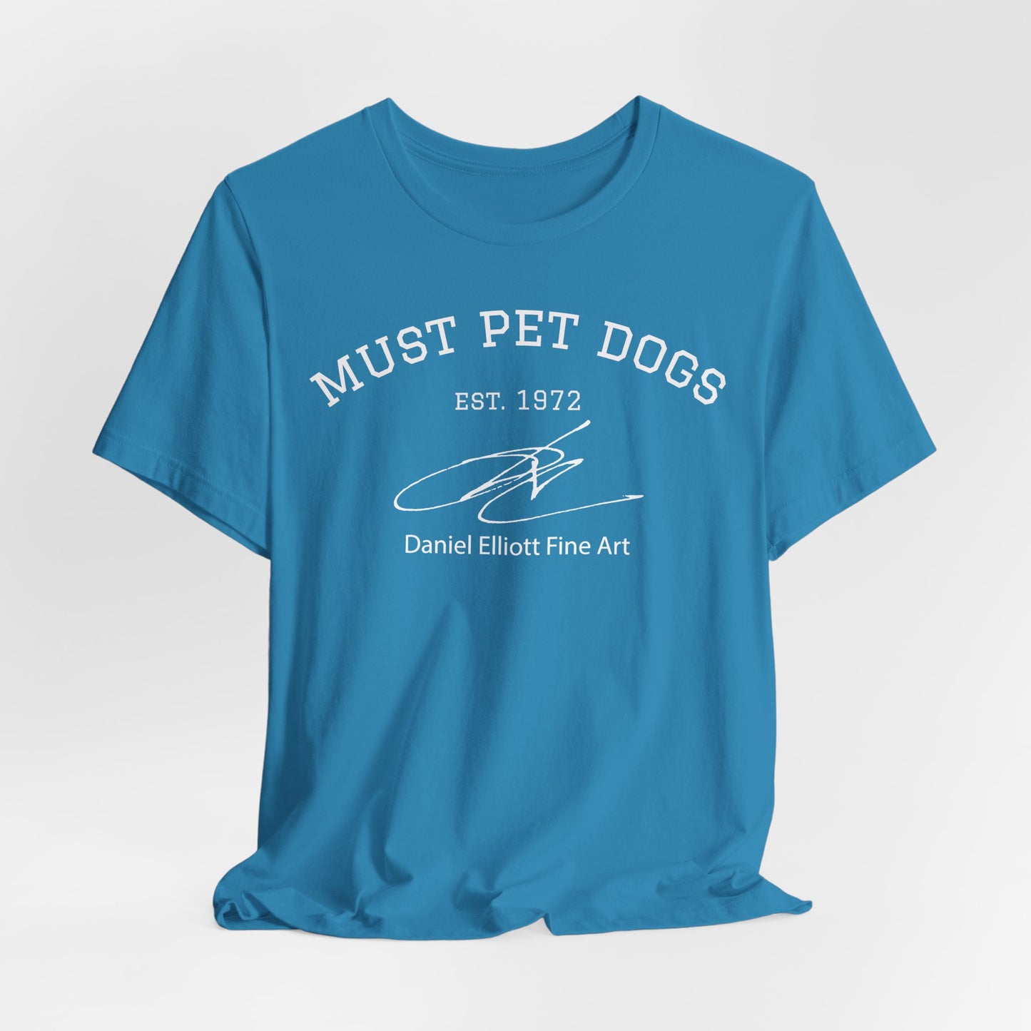 Must Pet Dogs T-Shirt – Dog Lover Graphic Tee (Daniel Elliott Fine Art)