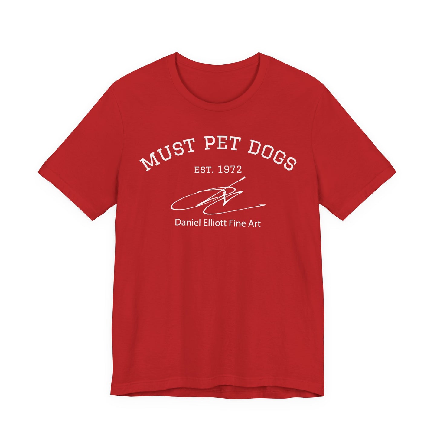 Must Pet Dogs T-Shirt – Dog Lover Graphic Tee (Daniel Elliott Fine Art)