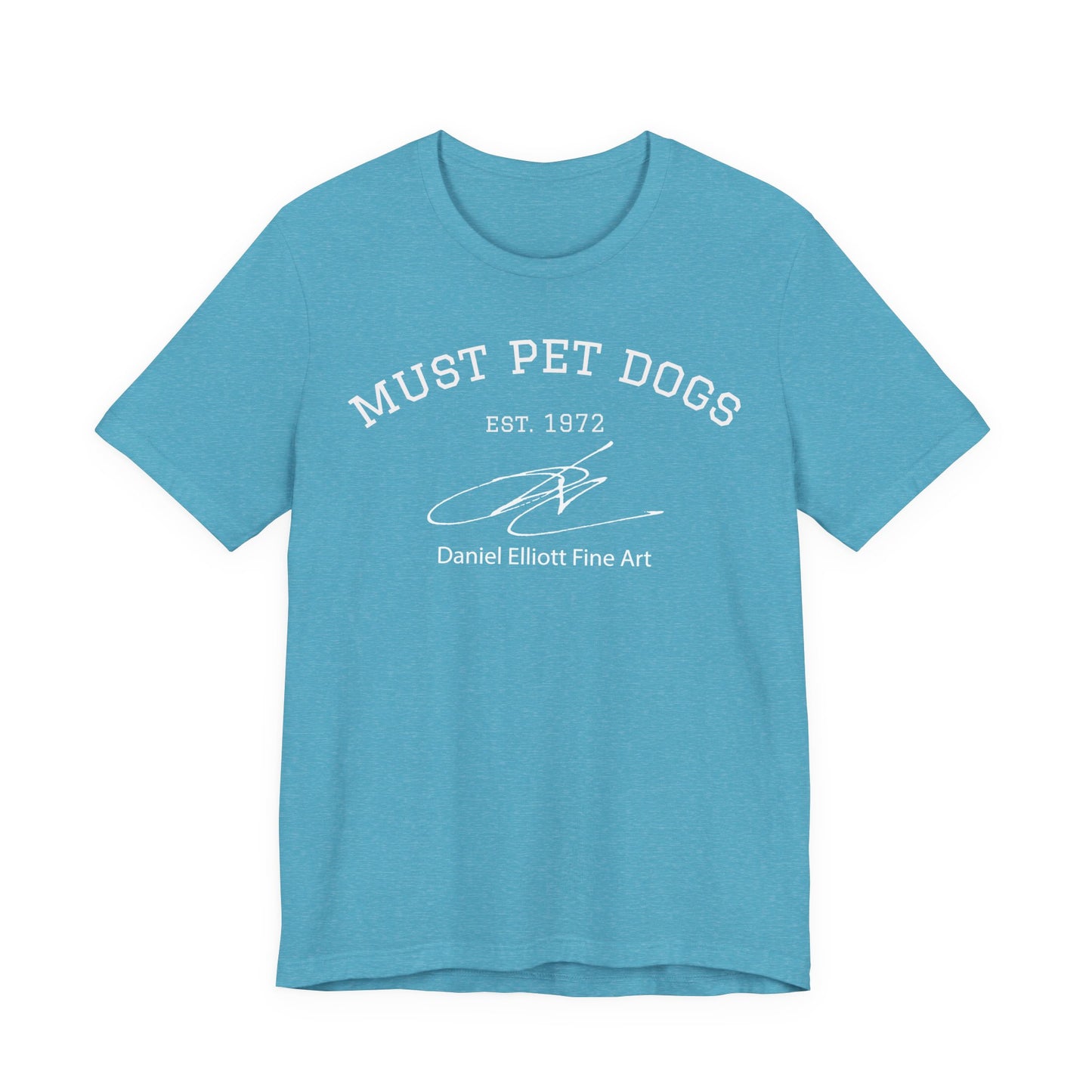 Must Pet Dogs T-Shirt – Dog Lover Graphic Tee (Daniel Elliott Fine Art)