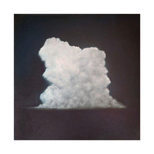 Cloud Watercolor Matte Poster — Textured Atmospheric Wall Art