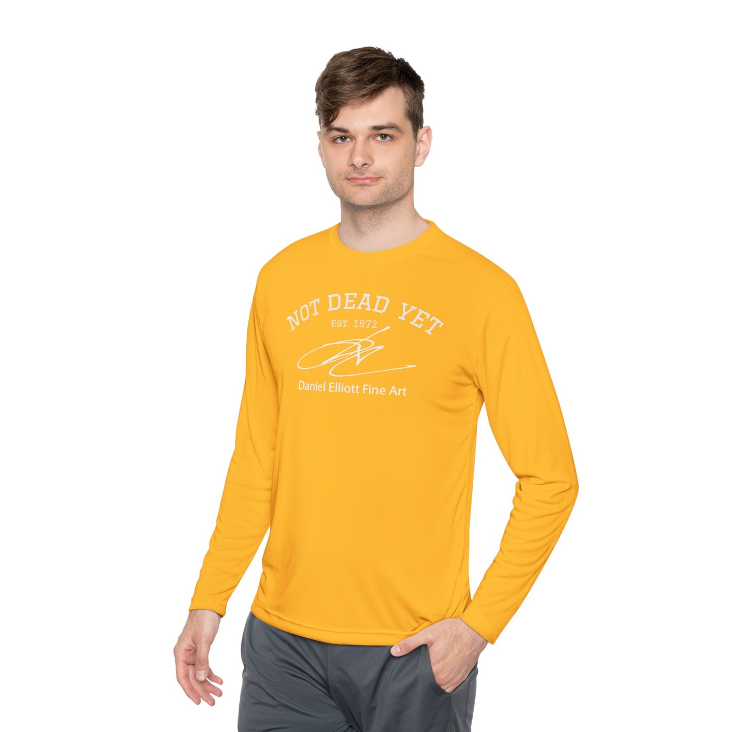 Not Dead Yet Long Sleeve Tee — Vintage Surf Skull Graphic