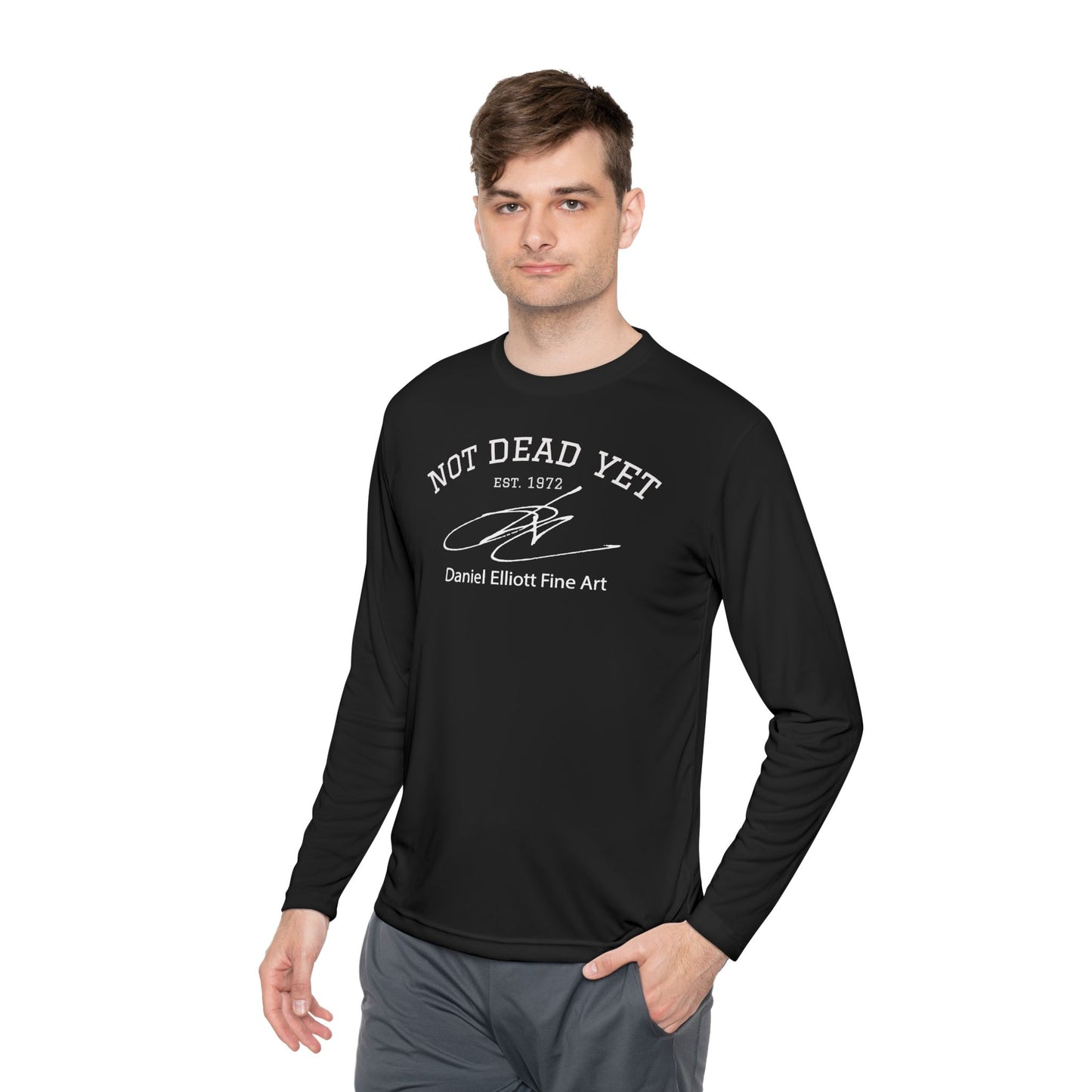 Not Dead Yet Long Sleeve Tee — Vintage Surf Skull Graphic