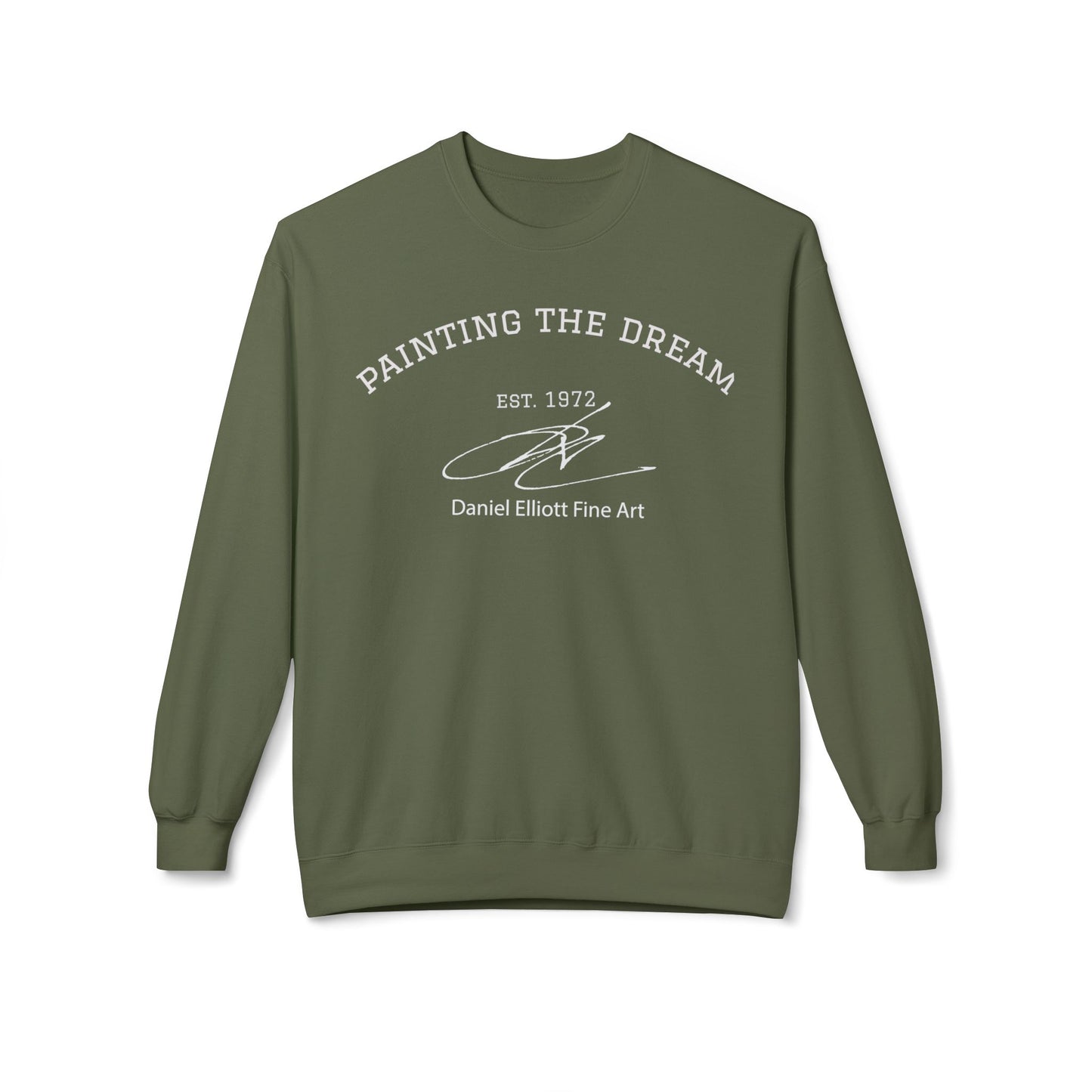 Painting The Dream Sweatshirt — Daniel Elliott Fine Art Crewneck (Est. 1972)