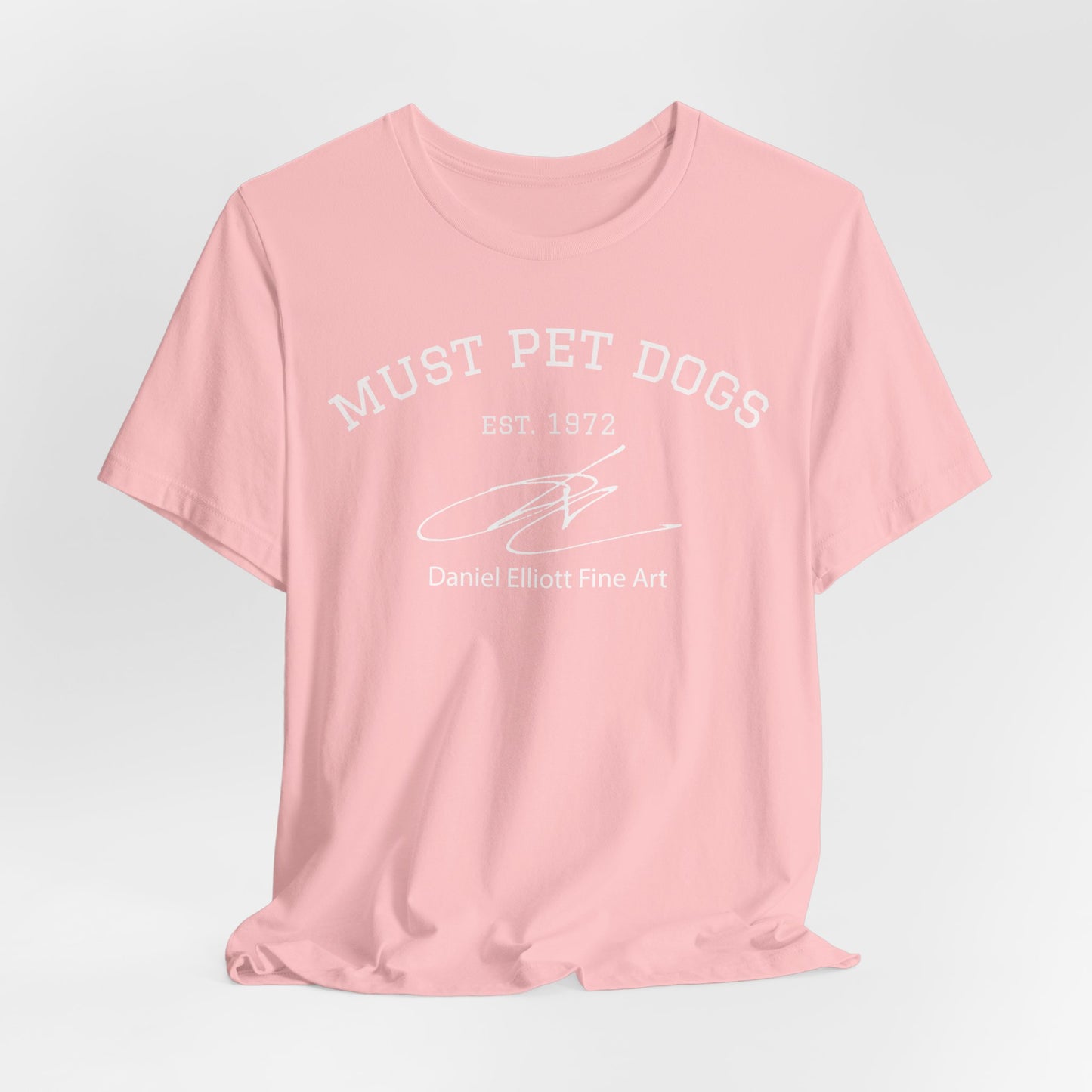 Must Pet Dogs T-Shirt – Dog Lover Graphic Tee (Daniel Elliott Fine Art)