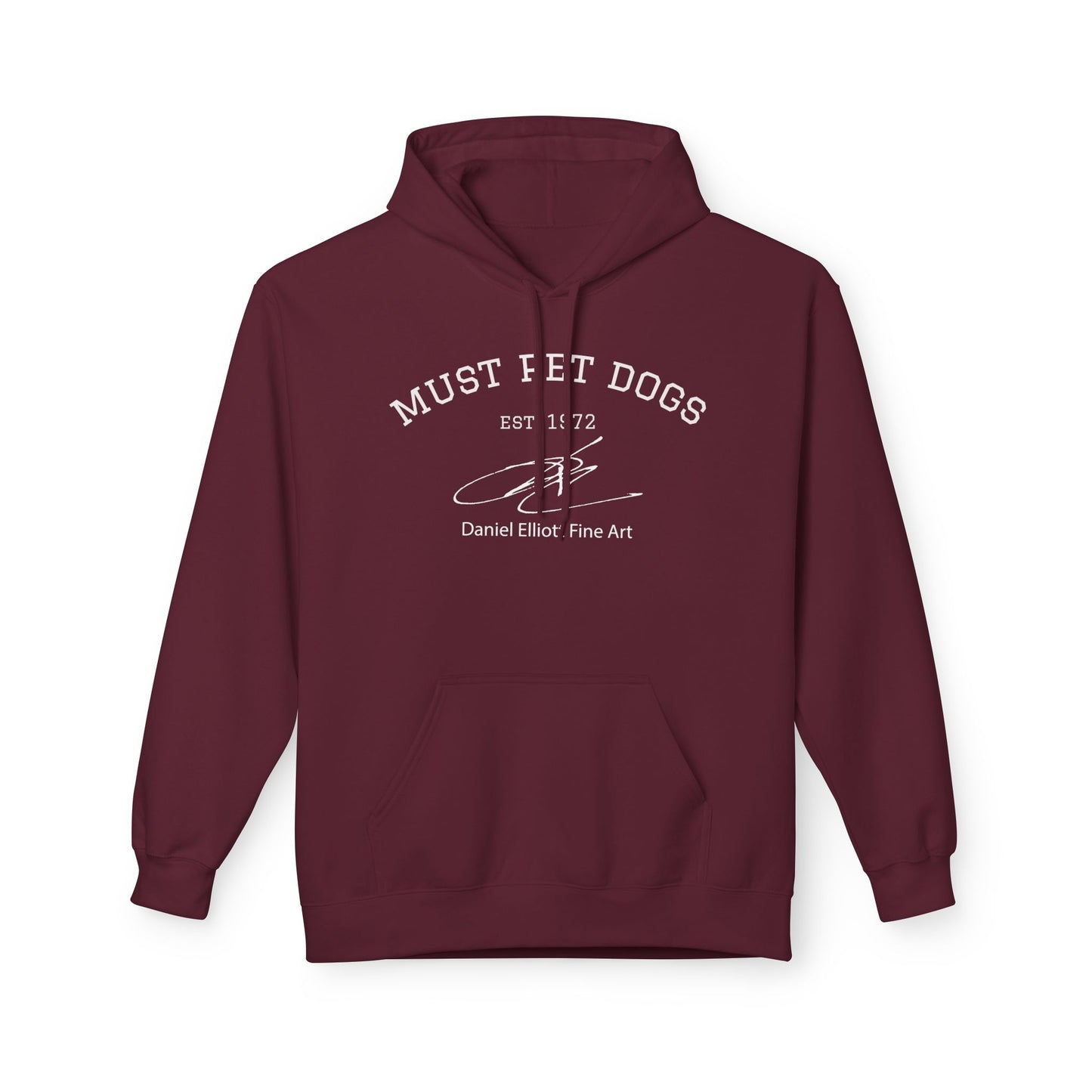 Hoodie - "Must Pet Dogs" Casual Graphic Hoodie | Dog Lover Pullover