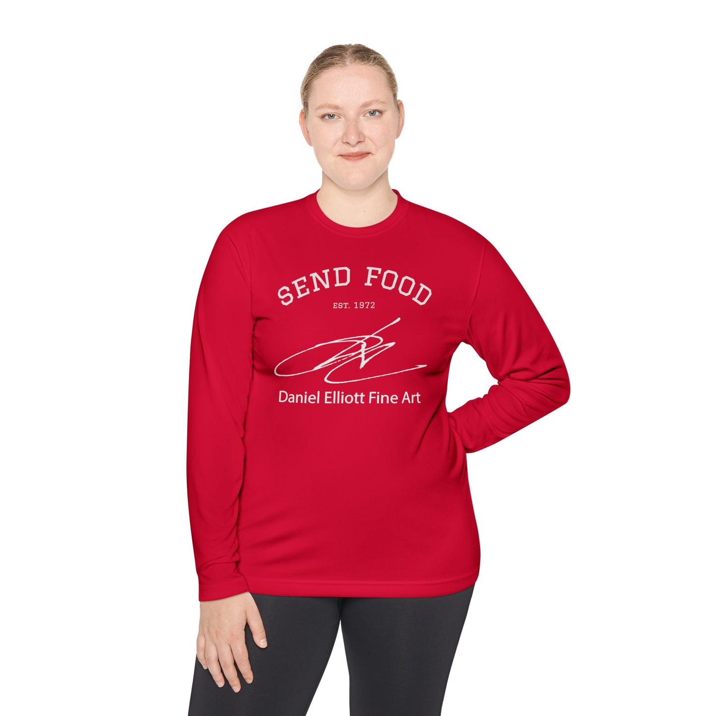 Send Food Long Sleeve Tee — Daniel Elliott Fine Art Signature Shirt