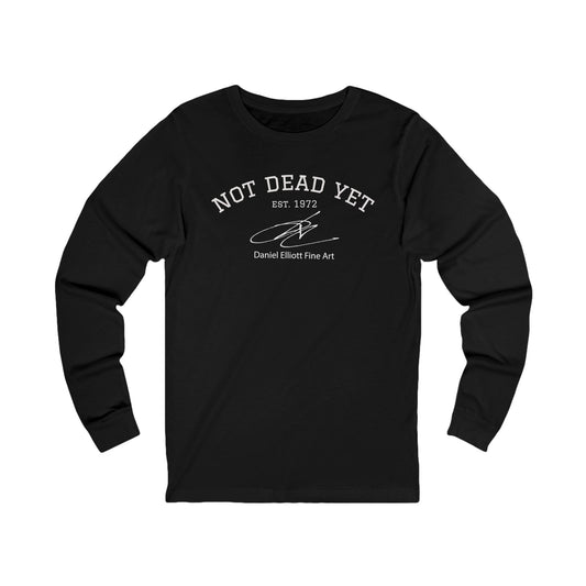 Not Dead Yet Long Sleeve Tee — Vintage Rock Graphic Shirt