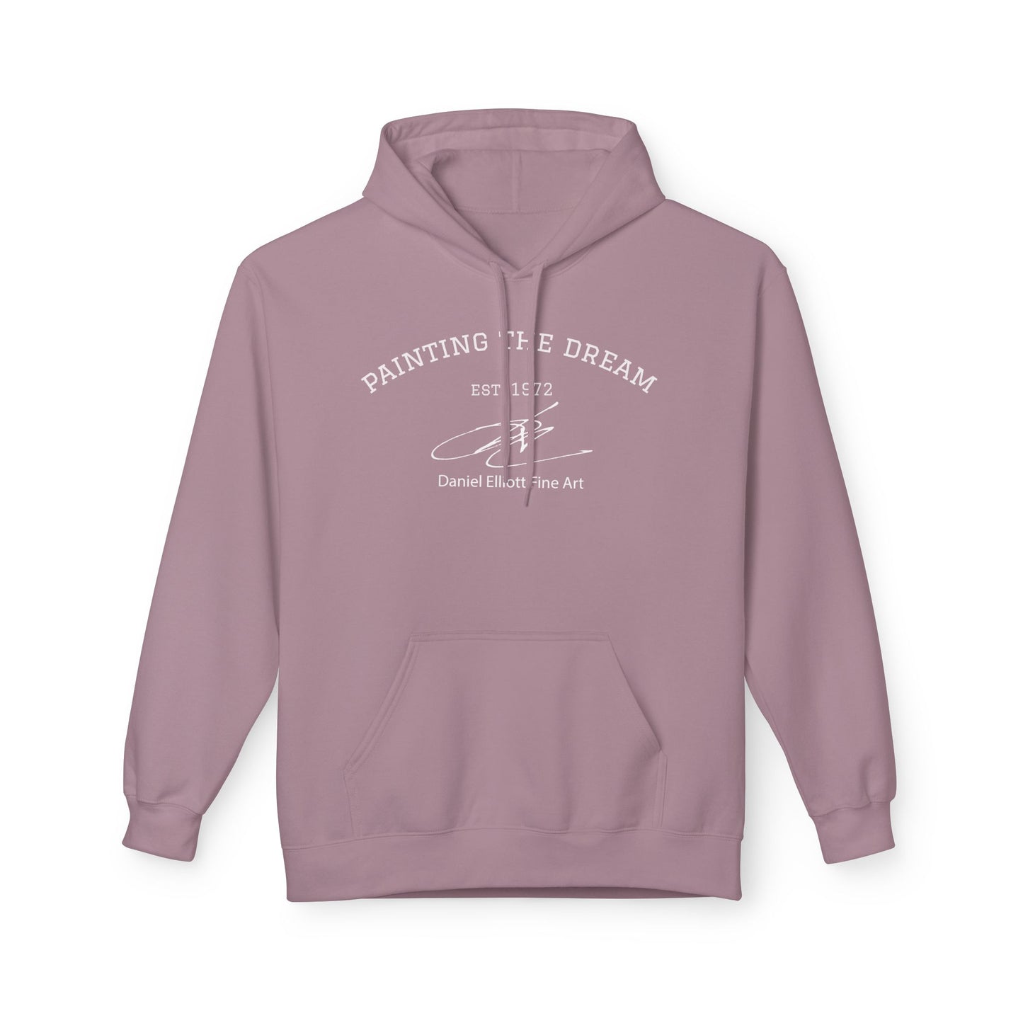 Painting the Dream Hoodie — Artist Studio Pullover with 'Painting the Dream' Text