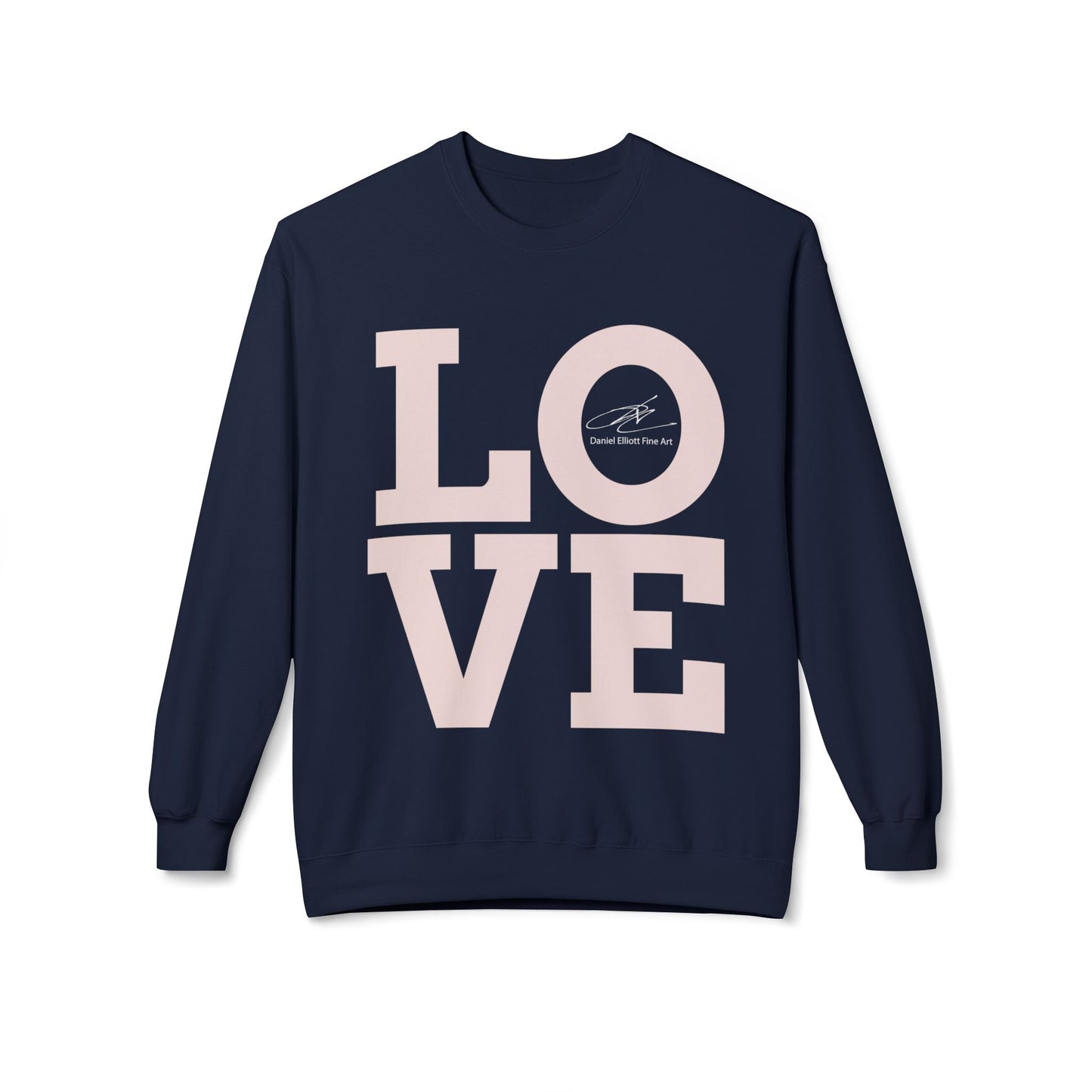Love Block Letter Crewneck Sweatshirt