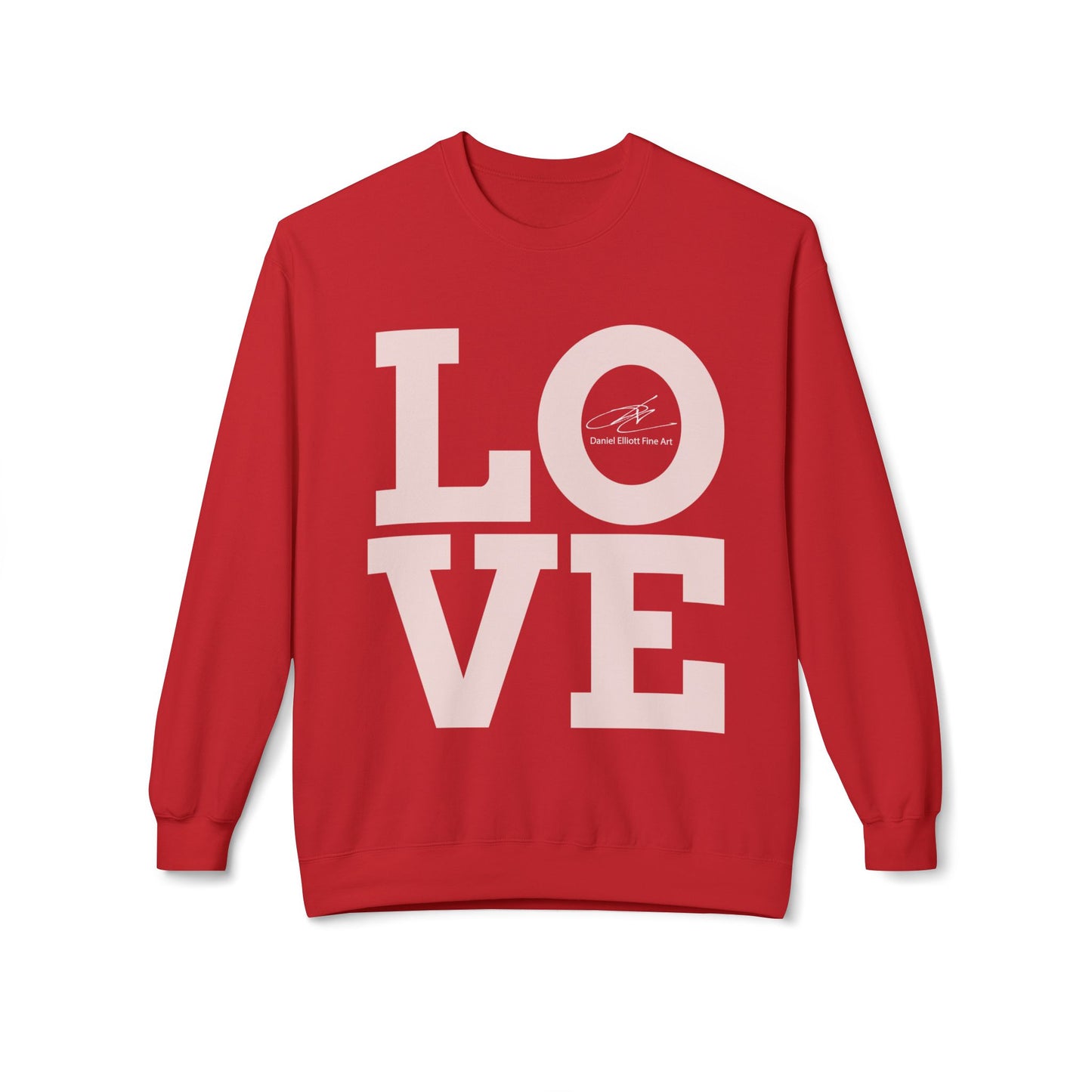 Love Block Letter Crewneck Sweatshirt